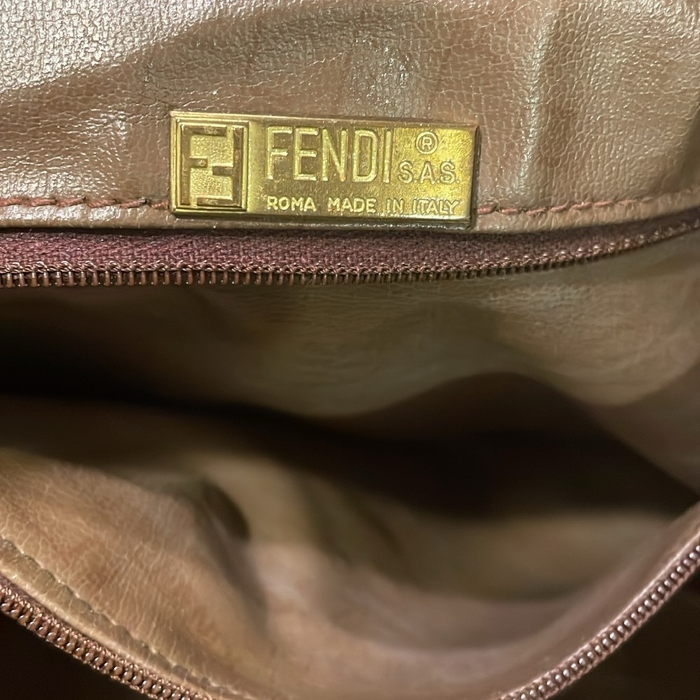 FENDI travel VINTAGE Zucca pattern weekender duffle bag O/S - Picture 15 of 15